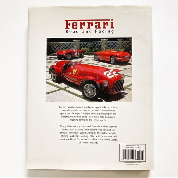 Ferrari Book Large Full Color 12.5” X 9.25” Coffee Table - Picture 2 of 6